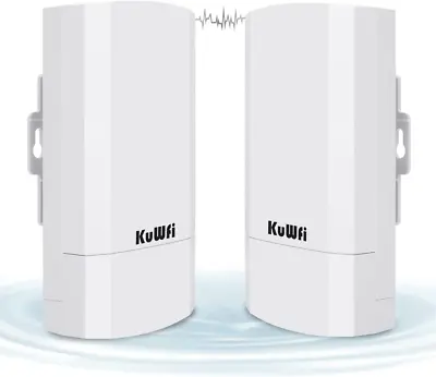2-Pack 300Mbps Wireless Bridge Outdoor CPE Wifi Kit Point To Point Wireless Acc • $84.99