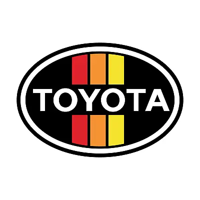 Retro Decal Sticker Fits TOYOTA Tacoma 4Runner Land Cruiser FJ Rav4 Set Of 2 • $5.39