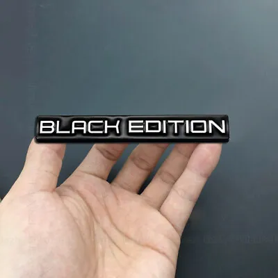 1pc Black Edition Logo Emblem Badge Car Rear Tailgate Decor Sticker Accessories • $6.70