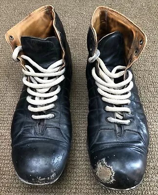 Vintage Antique Leather Football Boots • $35