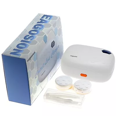Ultrasonic Contact Lens Auto Cleaner Pocket Contact Lens Case Cleaning Machine • $17.99