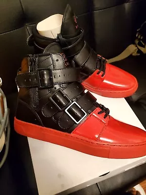 Radii Straight Jacket Black Red Perf Size 9 • $39.99