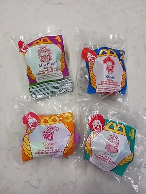 Four (4) 1995 McDonalds Muppet Babies Happy Meal Tub Toys • $19.95