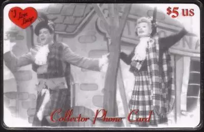 $5. 'I Love Lucy': Lucy & Ricky Singing In 'Lucy Goes To Scotland' Phone Card • $6.97