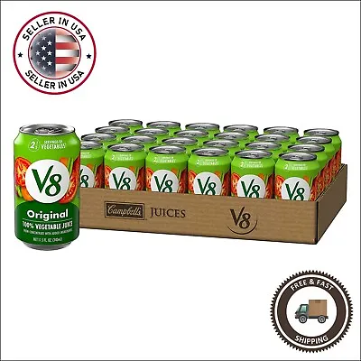 $16.85 • Buy V8 Original 100% Vegetable Juice, Vegetable Blend With Tomato Juice - Pack Of 24