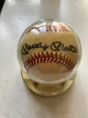 Mickey Mantle Autographed Baseball – PSA Certified • $495