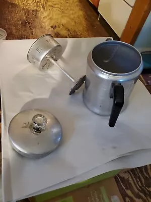 Vintage Century Aluminum Ware Coffee Pot Percolator 7 Cup  • $17