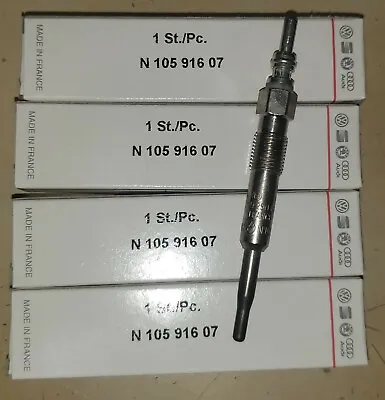 New Genuine Glow Plugs Set Of 4 (N 105 916 07) • $37.50