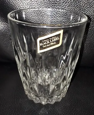 $18 • Buy Rare Collectable Johnnie Walker Black Label Scotch Whisky Glass Used Condition