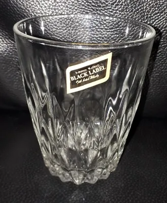 Rare Collectable Johnnie Walker Black Label Scotch Whisky Glass Used Condition • $18