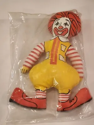 Vintage 1970s Ronald McDonald 16  Plush Stuffed Advertising McDonald’s Doll NIP • $26