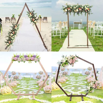 Wooden Wedding Arch 7/7.2/7.1/8.2FT For Wedding Ceremony Gorgeous Wedding Decor • $82