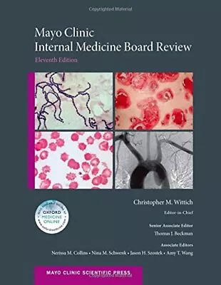 MAYO CLINIC INTERNAL MEDICINE BOARD REVIEW (MAYO CLINIC By Wittich Md VG • $25.49