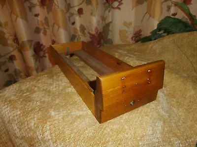 Vintage Maple Library Card Catalog File Drawer • $15