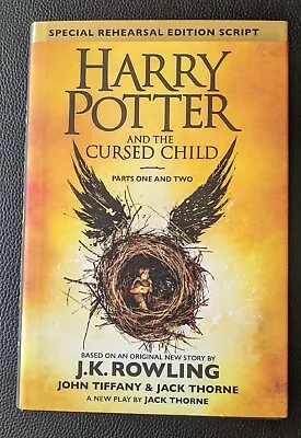 Harry Potter And The Cursed Child Parts 1 & 2 Special Rehearsal Edition Script • $10
