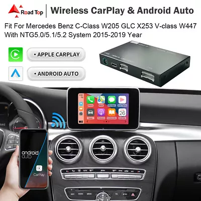 Wireless CarPlay Android Auto Interface 5.0 For Mercedes Benz C-Class W205 & GLC • $239