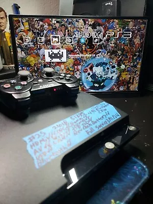 Fully Restored Custom Firmware PlayStation 3 With Over 99 PS3 & 7800 Retro Games • $195