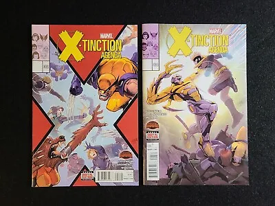 $2.99 • Buy Lot Of 2 X-Tinction Agenda #2 & 4 2015 Marvel Comics X-Men NM