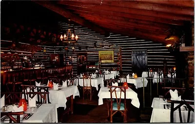 Postcard NJ Manahawkin Clayton's Log Cabin Cocktail Lounge Burned Down 1960s F11 • $4.92