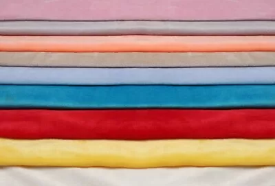 Minkee Fleece Plain Super Soft 50 X 160 Cm • £3.39