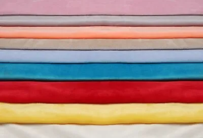 Minkee Plain Fleece Fabric 50 X 160 Cm • £3.77