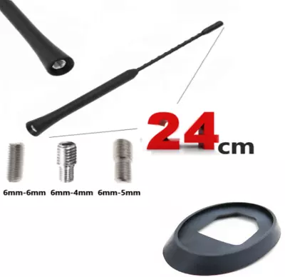 VAUXHALL VIVARO Black Replacement AM/FM Aerial Antenna And Gasket Roof Mast 24cm • £4.90