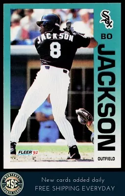 Bo Jackson 1992 Fleer #86 Chicago White Sox • $1.59