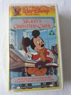 Mickey's Christmas Carol - Walt Disney (VHS) White Case Edition • £5