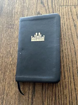 2002 LDS Hymns Black Leather Pocket Edition Church Of Jesus Christ Mormon Book • $10