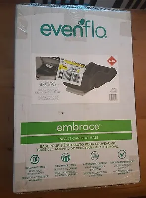 $22.90 • Buy Evenflo 32121400 Embrace Infant Car Seat Base - Black, New In Box