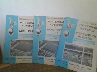 £1.99 • Buy 3 Tottenham Programmes 1968-69 Season V Exeter City/Peterborough & West Brom
