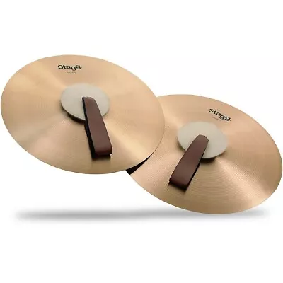 Stagg STAGG 14  Marching/Concert Cymbals - Pair 16 In. • $195.99