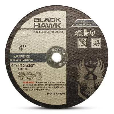 100 Pack - 4  X 1/32  X 3/8  Cut-Off Wheels For Die Grinder Metal Cutting Disc • $64.99