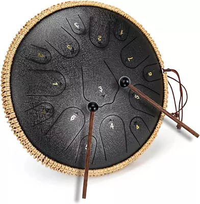 Steel Tongue Drum- Chunfeng 15 Notes 14 Inch Tongue Drum Instrument-Steel Drums  • $112.99