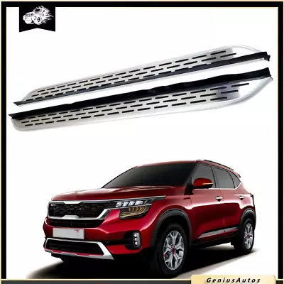 Running Boards Side Steps Nerf Bars Pedal Fits For KIA SELTOS 2019-2023 • $521.46