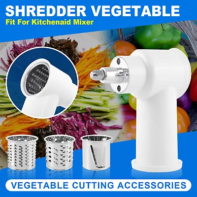 £16.99 • Buy Vegetable Slicer Cheese Grater Kit For KitchenAid Stand Mixer Attachment