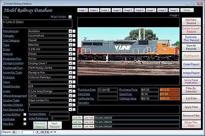 Model Railway Image Database Software 2009 NEW PRO CD Windows 7/8/10/11 XP Vista • $27