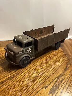 Vintage 1950s Marx Lunar Pressed Steel U.S. Army Transport Truck • $39.99