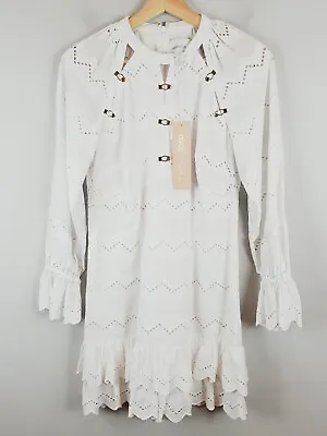 $295 • Buy ALICE MCCALL | Womens Porcelain Ziggy Mini Dress NEW + TAGS [ AU 8 Or US 4  ]