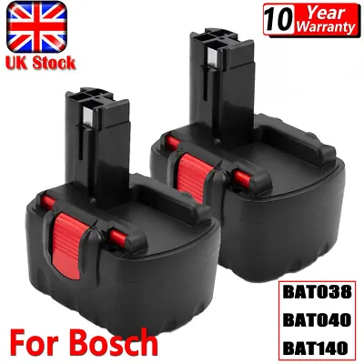 £25.89 • Buy 2X 14.4V 4.8Ah BAT140 Battery For Bosch BAT038 BAT040 BAT159 2607335533 PSR1440