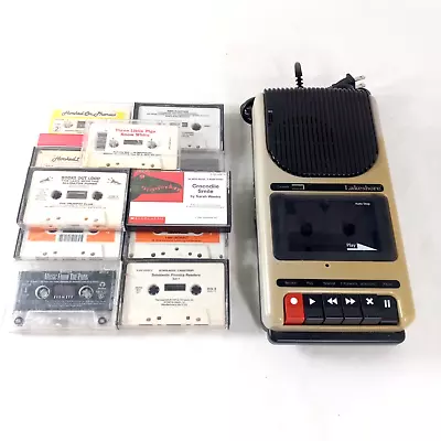 Lakeshore CU660 Cassette Player Recorder Phonic Learning 11 Storybook Tape Lot • $43.01