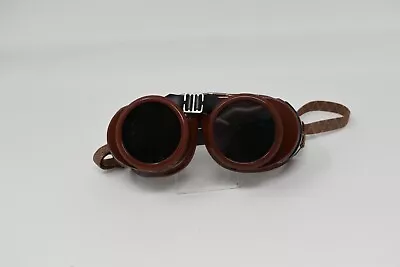 Vintage Safety Welding Goggles Welsh Steampunk Glasses NOS • $99.99