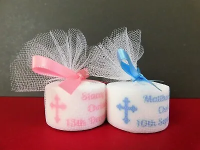 £8 • Buy Personalised Christening Baptism Holy Communion Tealight Candle Favours Sets