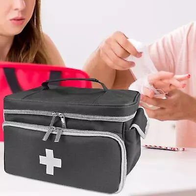 Emergency Kits Organizer Portable Medical Storage Bag For Car Workplace Home • £19.85