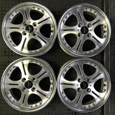 JDM WORK EUROLINE 15x5J 4x100 ET+42 GENUINE VIP LUXURY STANCE WHEELS • $600