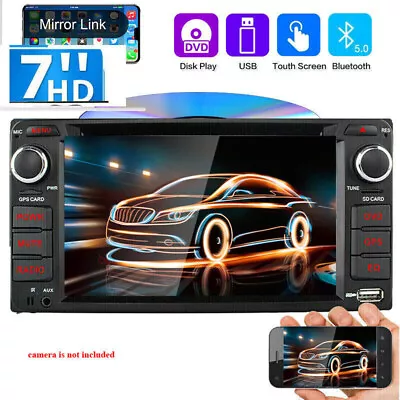 $109.99 • Buy For Toyota Camry Corolla RAV4 Car Radio Stereo CD/DVD Player Camera Double 2Din