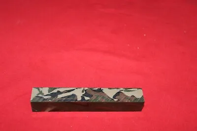 1 Acrylic Camo Camouflage Pen Blank Wood Turning Pen Making Blanks • £6