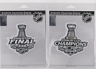 Lot Of Two 2014 Stanley Cup & Champions La Kings Jersey Patch • $22.95