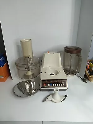 Vintage General Electric GE Food Processor / Blender D1FP3 Multi-speed Tested • $31.63