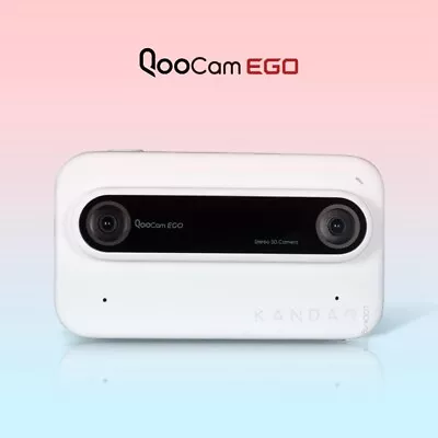 Kandao QooCam EGO 3D Stereo 4K VR Camera Snap And View Instant Waterproof White • $470.80